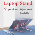 Różowa podstawka pod laptop