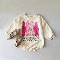 Żółte body nadruk (12-18M)