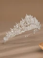 Srebrna zdobiona tiara