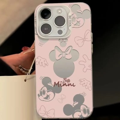 Jasnoróżowe etui iPhone 16 Minnie