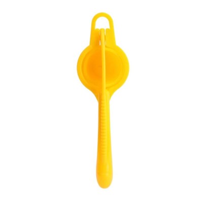Plastikowa żółta wyciskarka do owoców