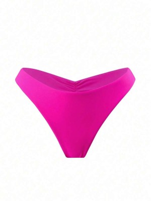 Fuksjowe stringi bikini (L)