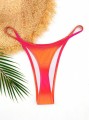 Kolorowe stringi bikini ombre (L)