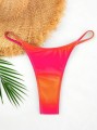 Kolorowe stringi bikini ombre (L)