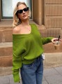 Zielony sweter oversize (L)