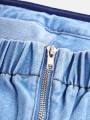 Niebieski jeansowy top (13L)