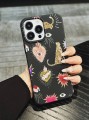 Czarne etui na telefon iPhone 16