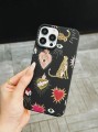 Czarne etui na telefon iPhone 16