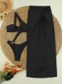 Czarne monokini kąpielowe (M)