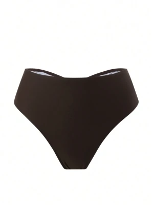 Brązowe stringi kąpielowe (L)