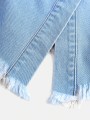Niebieski jeansowy top (16L)