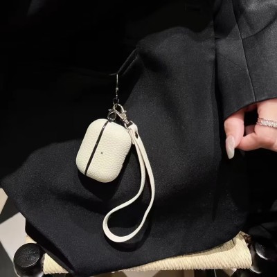 Ecru etui na słuchawki Air Pods 3