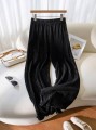 Czarne plisowane spodnie (1XL)