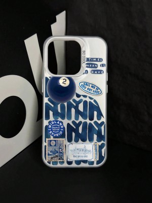 Srebrne etui nadruk iPhone 16 Plus