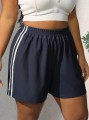Granatowe dresowe spodenki (0XL)