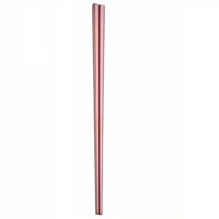 Metaliczne pałeczki rose gold