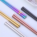 Metaliczne pałeczki rose gold