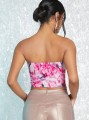Kolorowy wzorzysty top (XS)