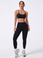 Czarny top odkryte plecy (M)