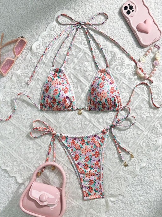 Kolorowe bikini komplet (XL)