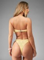 Żółty komplet bikini wzór (L)