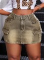 Jeansowa spódnica mini (4XL)