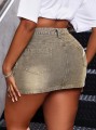 Jeansowa spódnica mini (4XL)