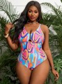 Kolorowe bikini jednoczęściowe (0XL)