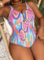 Kolorowe bikini jednoczęściowe (0XL)