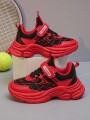 Dwukolorowe sportowe buty rzepy (28)