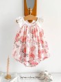 Różowy komplet wzór (12-18M)