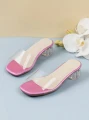 Eleganckie klapki obcas (30)