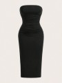 Czarna szara sukienka 2pack (4XL)