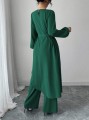 Ciemnozielony elegancki zestaw (M)