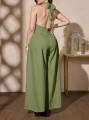 Khaki kombinezon open back (4XL)