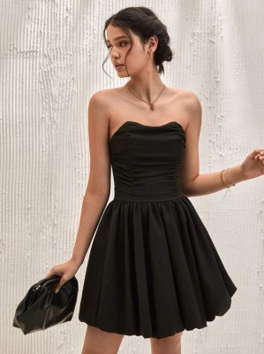 Czarna sukienka mini (S)