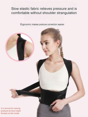 Czarny elastyczny pas korekcyjny (2XL)