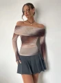 Kolorowa bluzka wzór (XL)