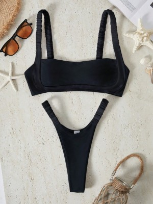 Czarny strój kąpielowy (S)