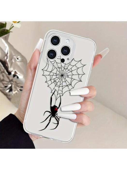 Bezbarwne etui iPhone 14 nadruk