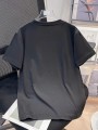 Czarny t-shirt nadruk (12L)