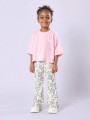 Luźny komplet legginsy koszulka (6L)