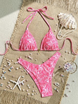 Dwuczęściowe wzorzyste bikini (M)