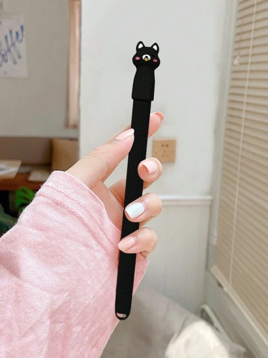 Czarne etui na Apple Pencil
