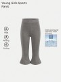 Szare legginsy dzwony (7L)
