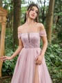 Tiulowa sukienka maxi cekiny (XL)