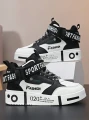 Dwukolorowe sneakersy nadruk (36)