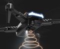 Czarny dron kamera