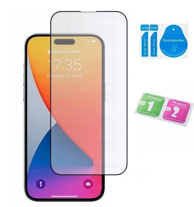 Ochronne szkło hartowane iPhone 14ProMax 3x