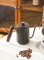 Czarny czajnik do kawy 600ml